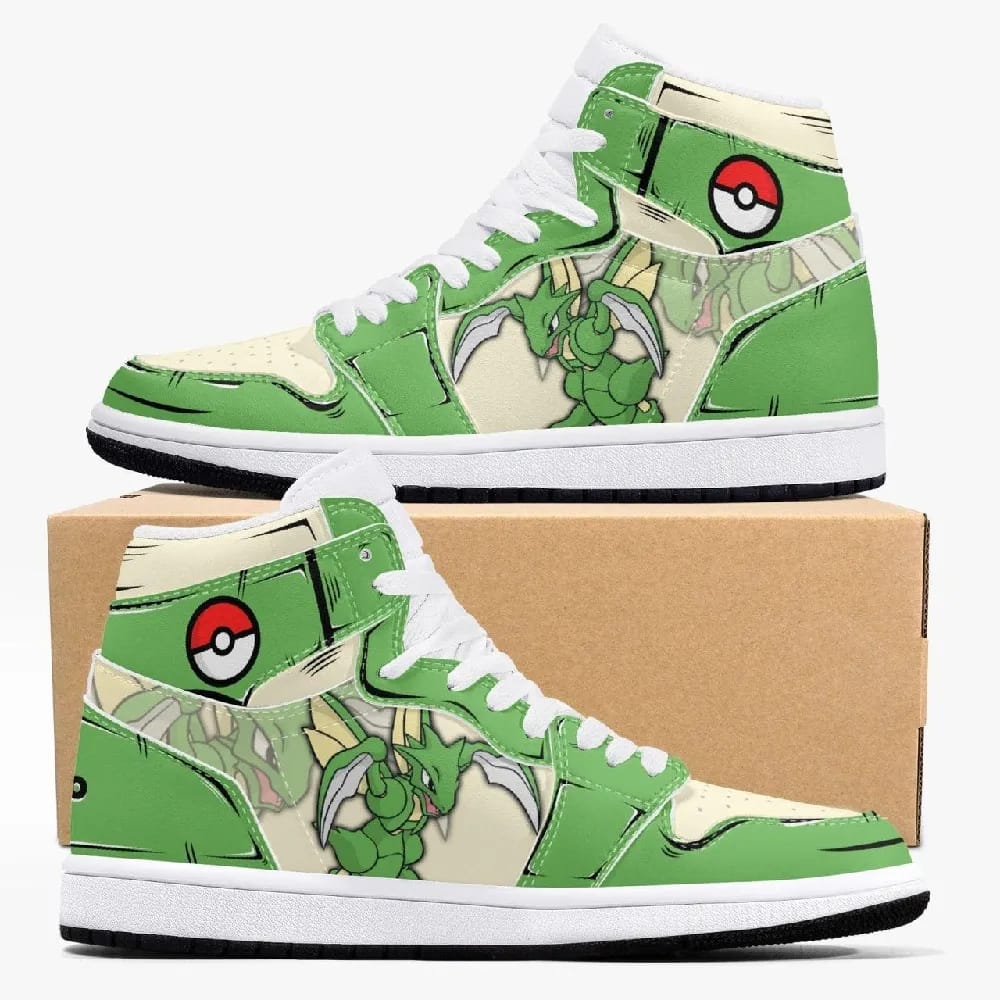 Inktee Store - Pokemon Scyther Custom Air Jordans Shoes Image
