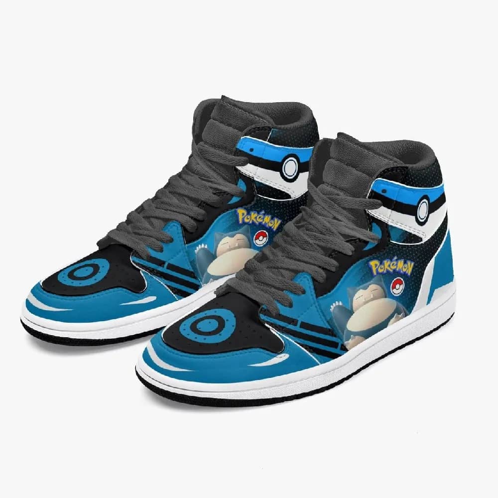 Inktee Store - Pokemon Snorlax Custom Air Jordans Shoes Image