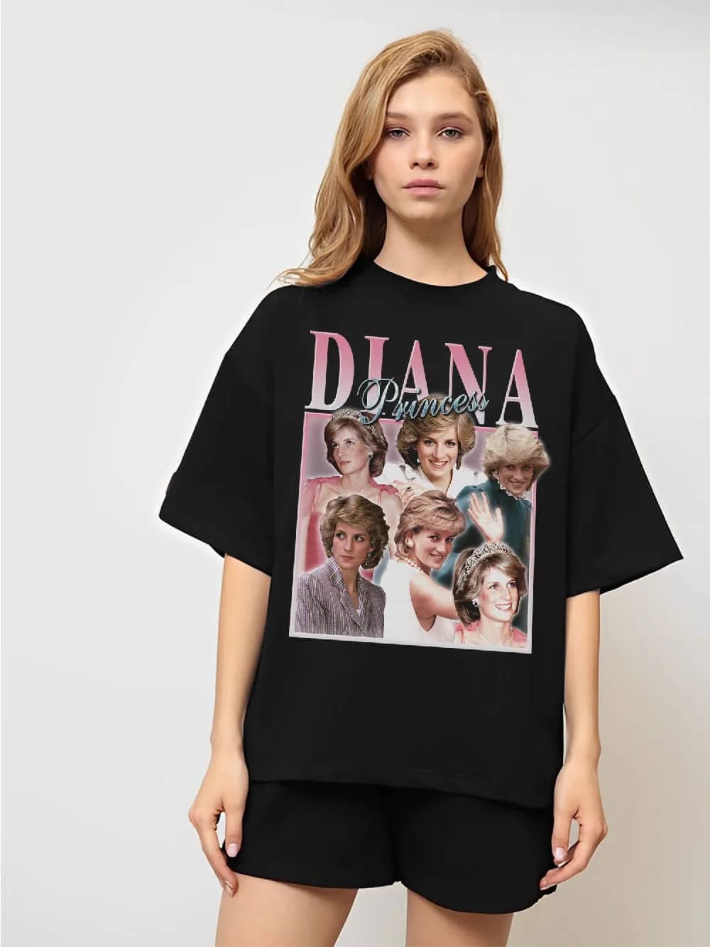 Inktee Store - Princess Diana Vintage Shirt - Diana Princess Of Wales - Charles British Royal England Princess Diana Retro - Vintage Princess Diana Fan Shirt Image