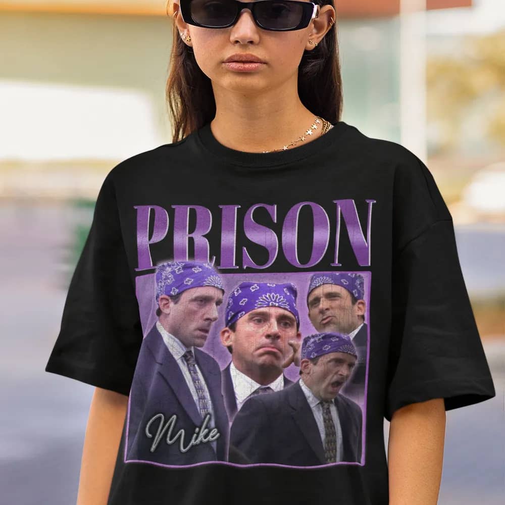 Inktee Store - Prison Mike Shirt - Prison Mike The Office Tv Series Shirt - Michael Scott Biatch Shirt - Office Tee - The Office Shirt - Trending Shirt - Jim - Pam Image