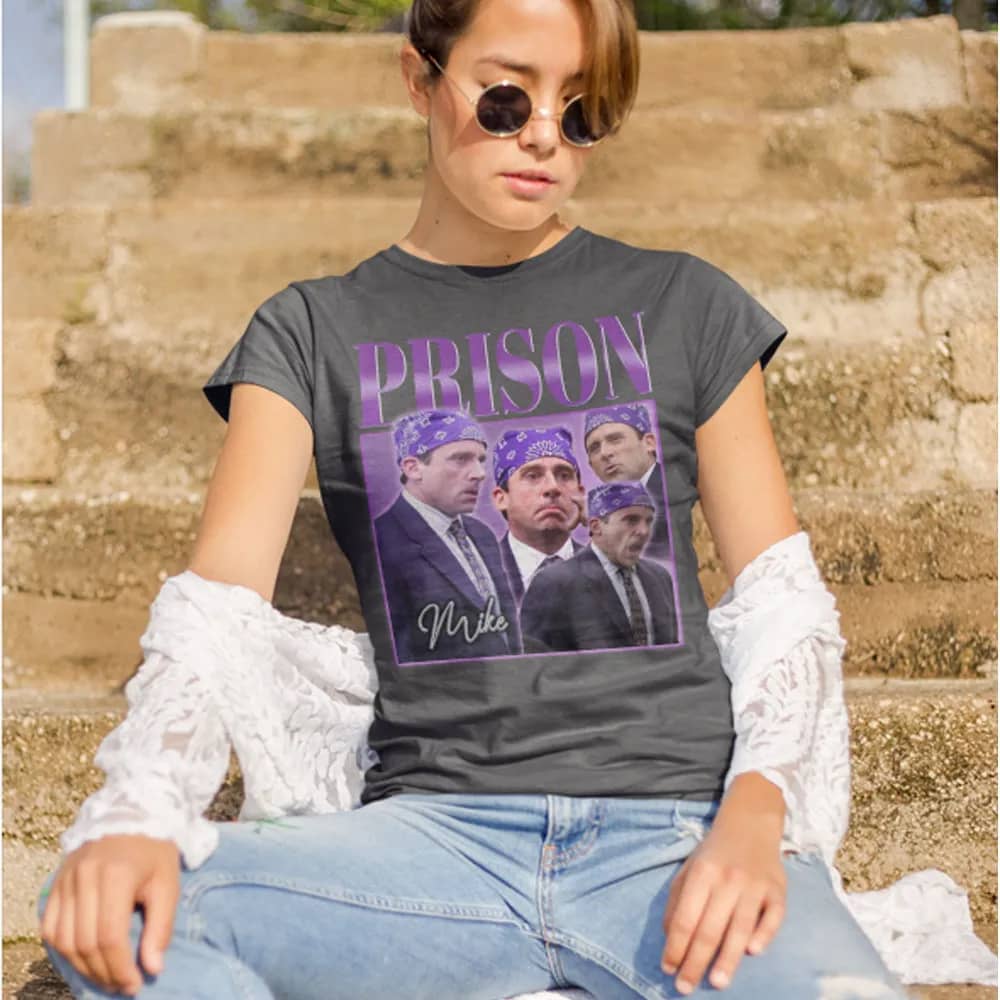 Inktee Store - Prison Mike Shirt - Prison Mike The Office Tv Series Shirt - Michael Scott Biatch Shirt - Office Tee - The Office Shirt - Trending Shirt - Jim - Pam Image