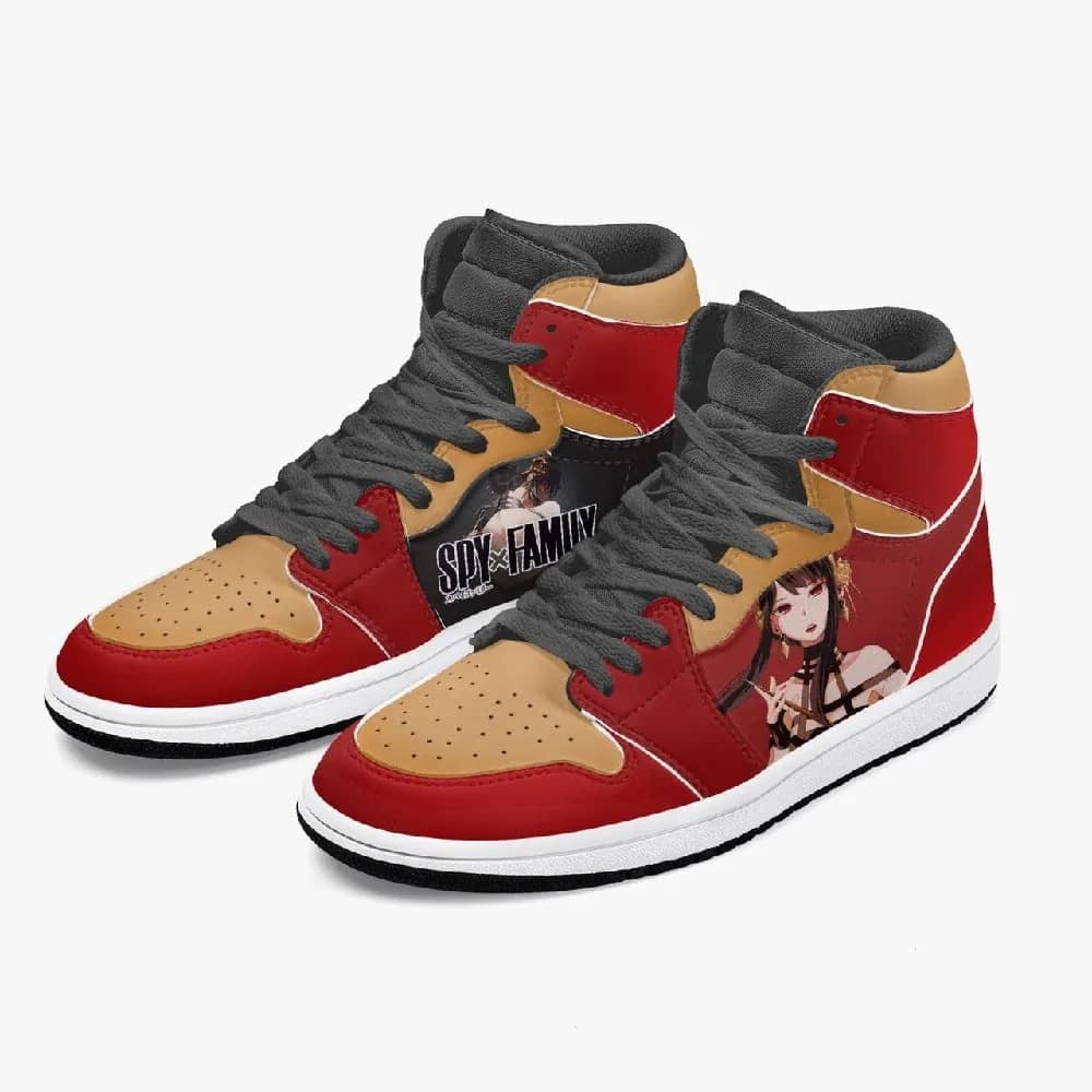 Inktee Store - Psy X Family Yor Forger Custom Air Jordans Shoes Image
