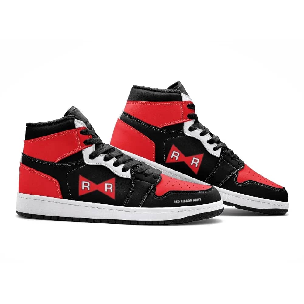 Inktee Store - Red Ribbon Dragonball Z Custom Air Jordans Shoes Image
