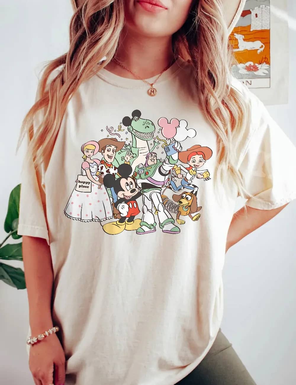 Inktee Store - Retro Disney Mickey Toy Story Comfort Colors Shirt - Vintage Toy Story Characters Shirt - Disney Shirt - Disneyland Shirts - Disney Pixar Shirt Image