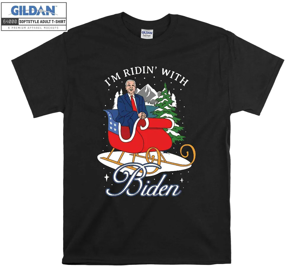 Inktee Store - Ridin' With Biden Joe T-Shirt Image