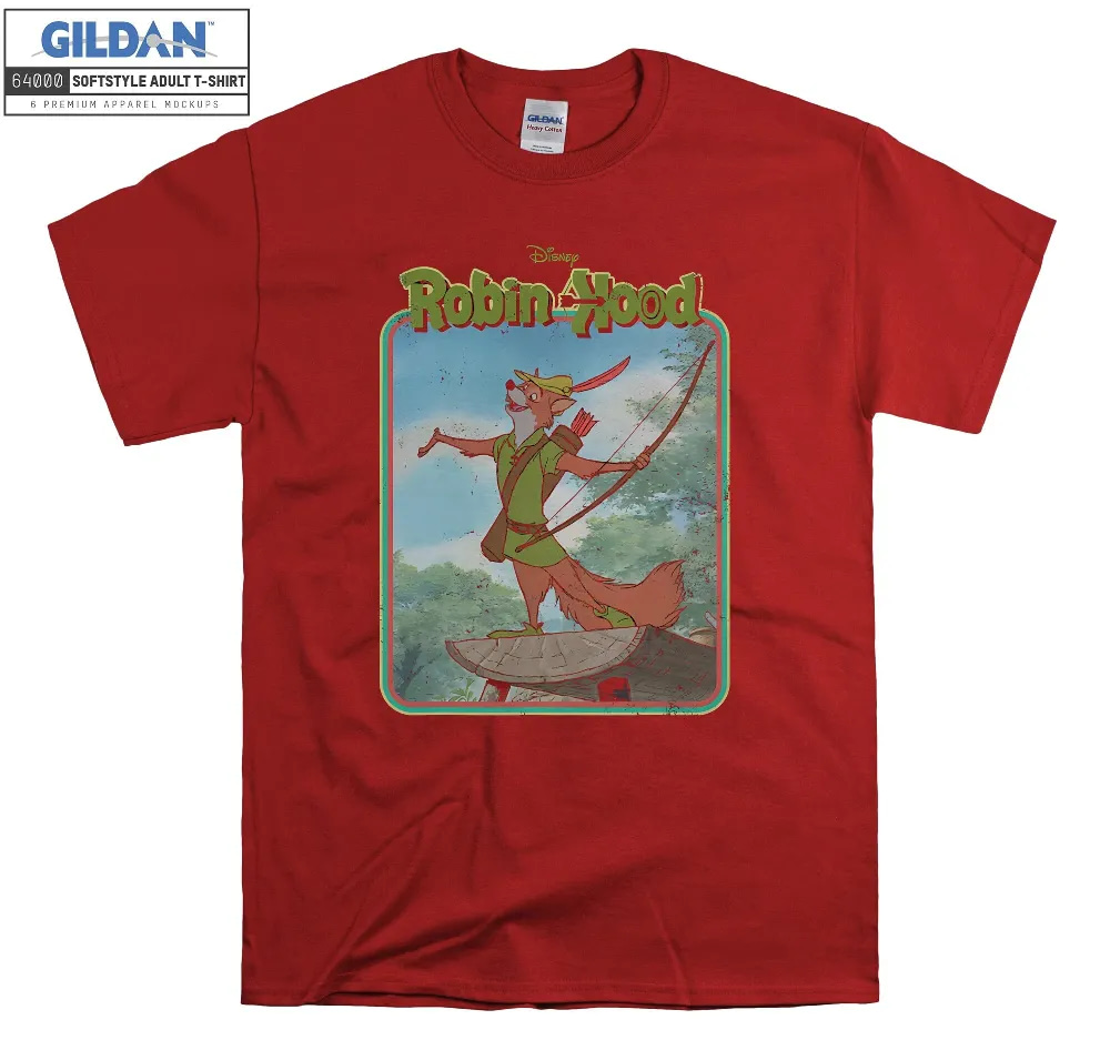 Inktee Store - Robin Hood Retro Disney T-Shirt Image
