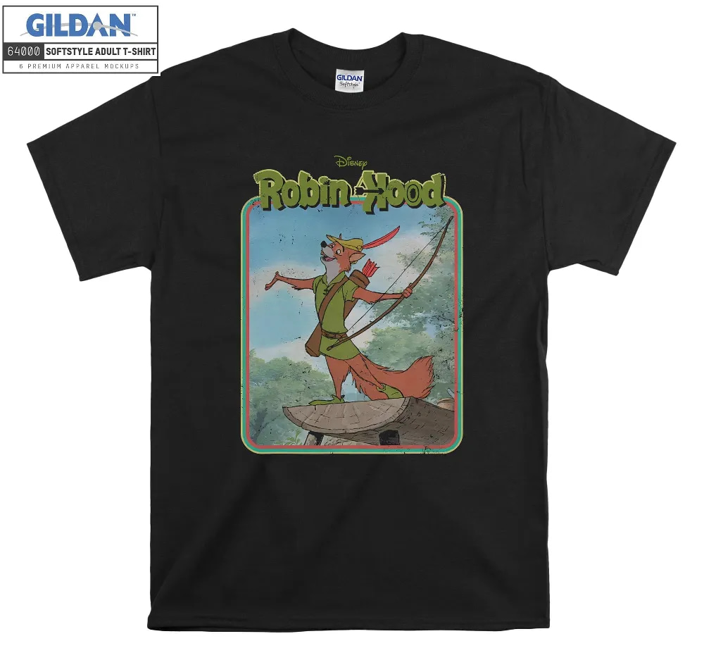 Inktee Store - Robin Hood Retro Disney T-Shirt Image