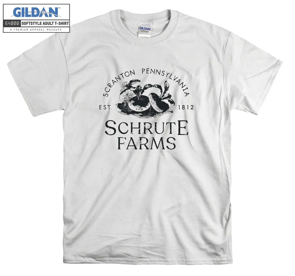 Inktee Store - Schrute Farms Tee Top Us Office Dwight Michael T-Shirt Image