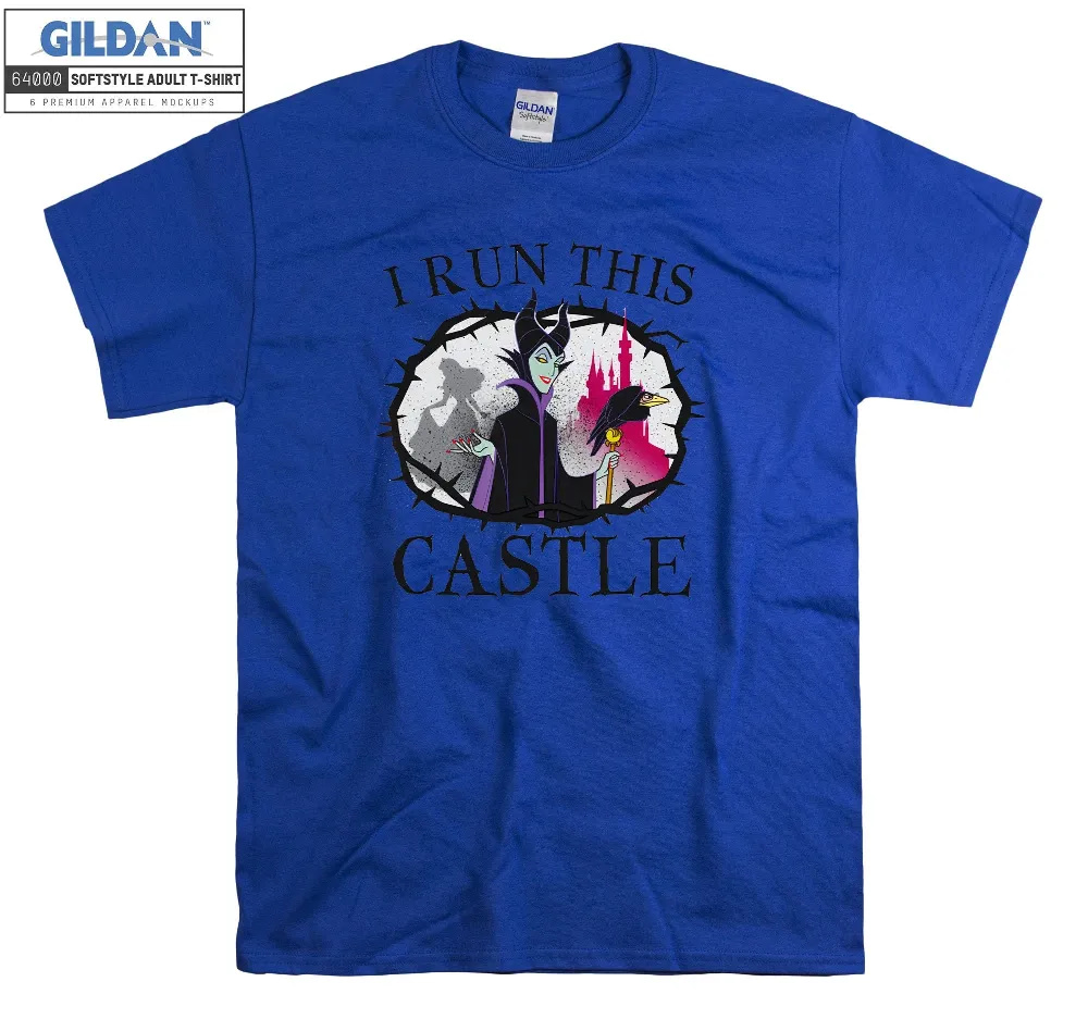 Inktee Store - Sleeping Beauty Maleficent Runs This Castle T-Shirt Image