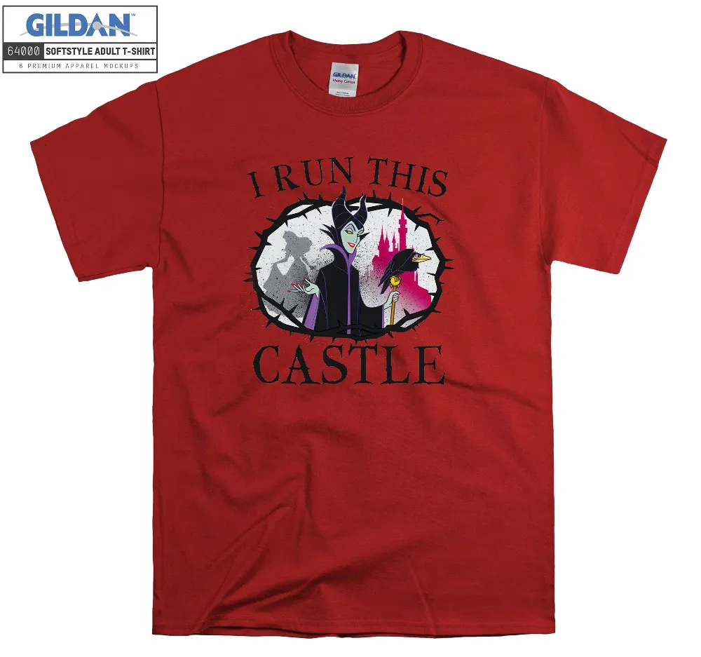 Inktee Store - Sleeping Beauty Maleficent Runs This Castle T-Shirt Image