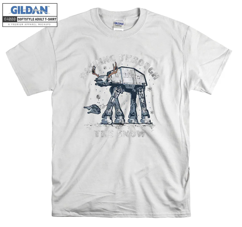 Inktee Store - Star Wars Christmas At- Walker Dashing T-Shirt Image