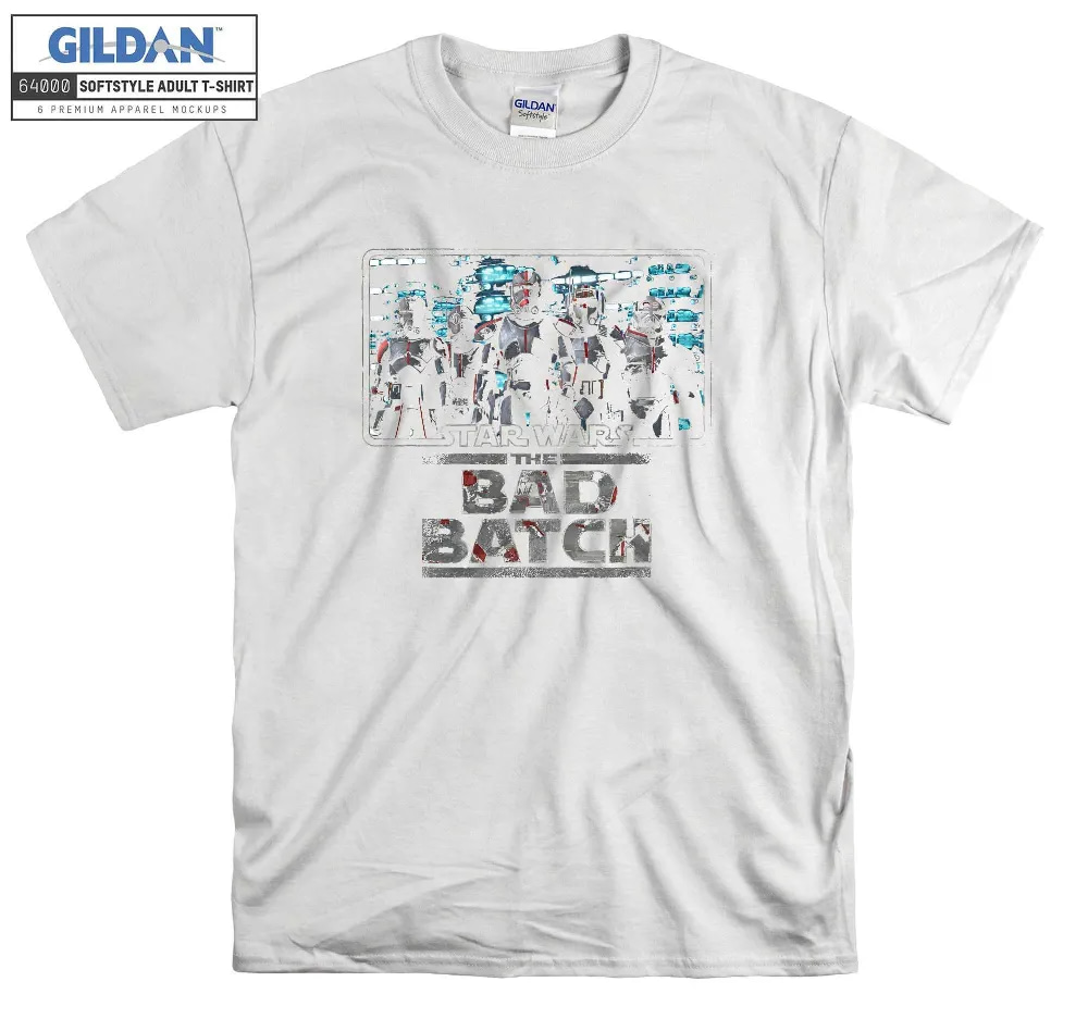 Inktee Store - Star Wars The Bad Batch Group Poster T-Shirt Image