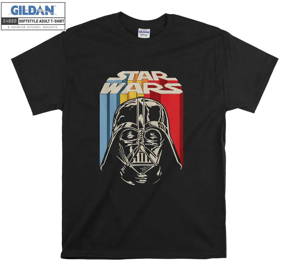 Inktee Store - Star Wars Vintage Darth Vader T-Shirt Image