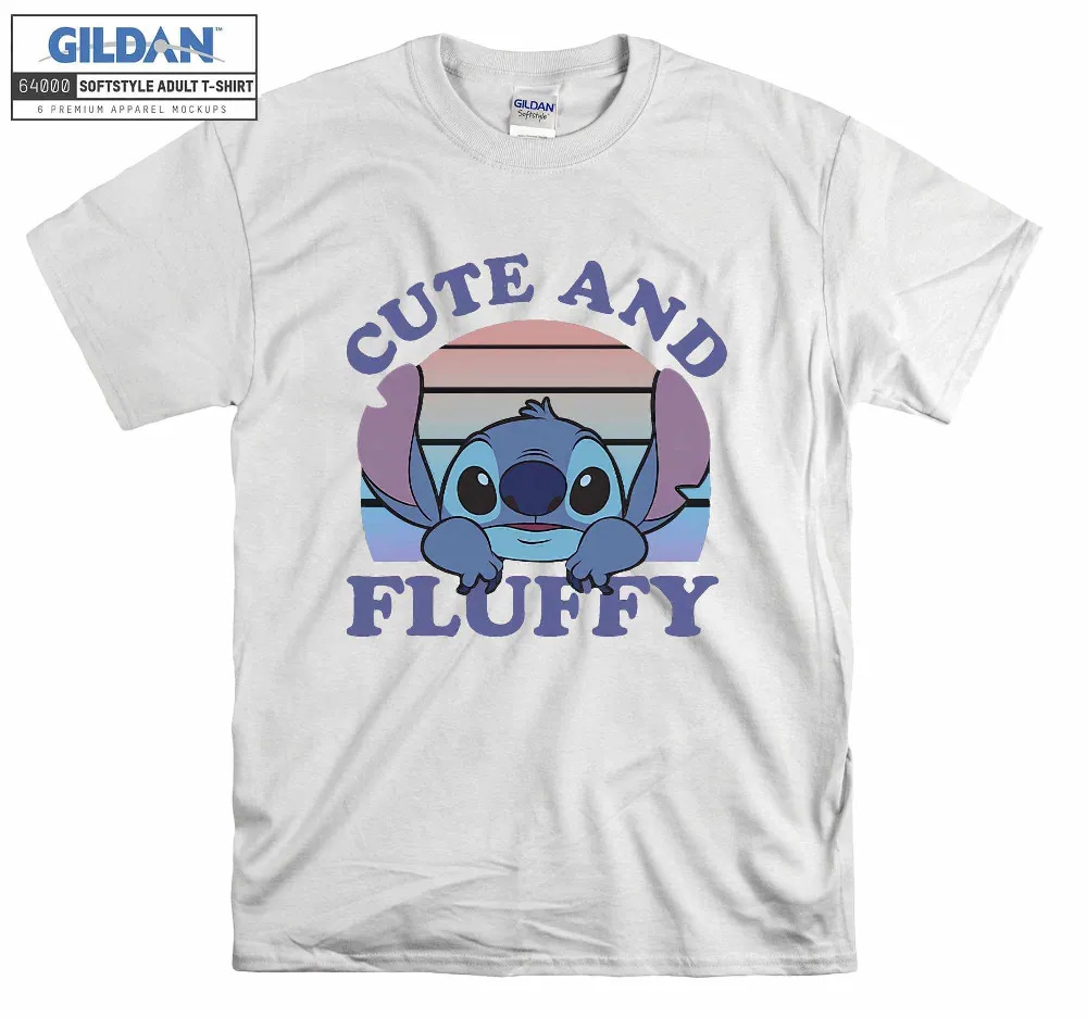 Inktee Store - Stitch Cute Fluffy Son Daughter Birthday T-Shirt Image