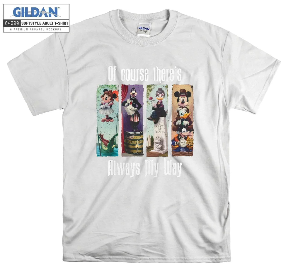 Inktee Store - The Haunted Mansion Disney Mickey And Friends T-Shirt Image