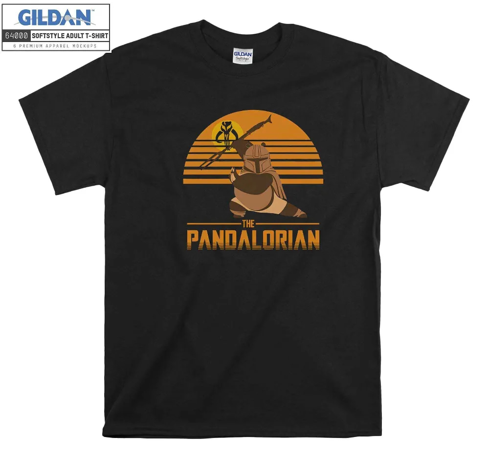 Inktee Store - The Pandalorian Funny Tee T-Shirt Image