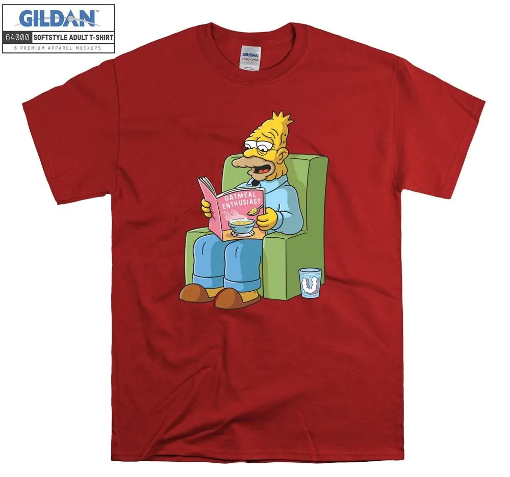 Inktee Store - The Simpsons Abraham Simpson T-Shirt Image