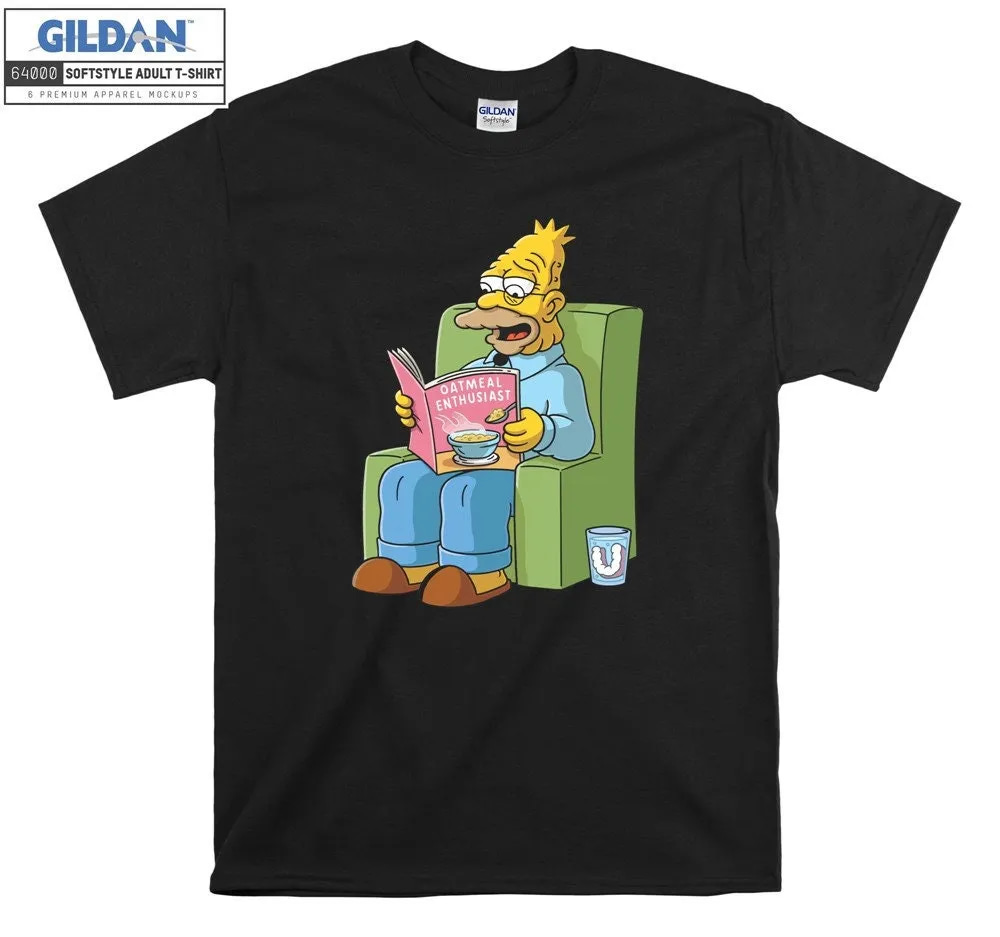 Inktee Store - The Simpsons Abraham Simpson T-Shirt Image