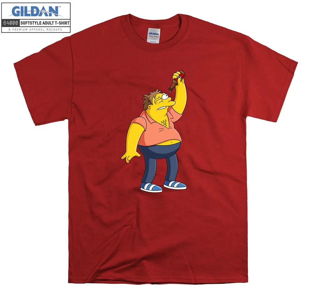 Inktee Store - The Simpsons Barney Gumble T-Shirt Image