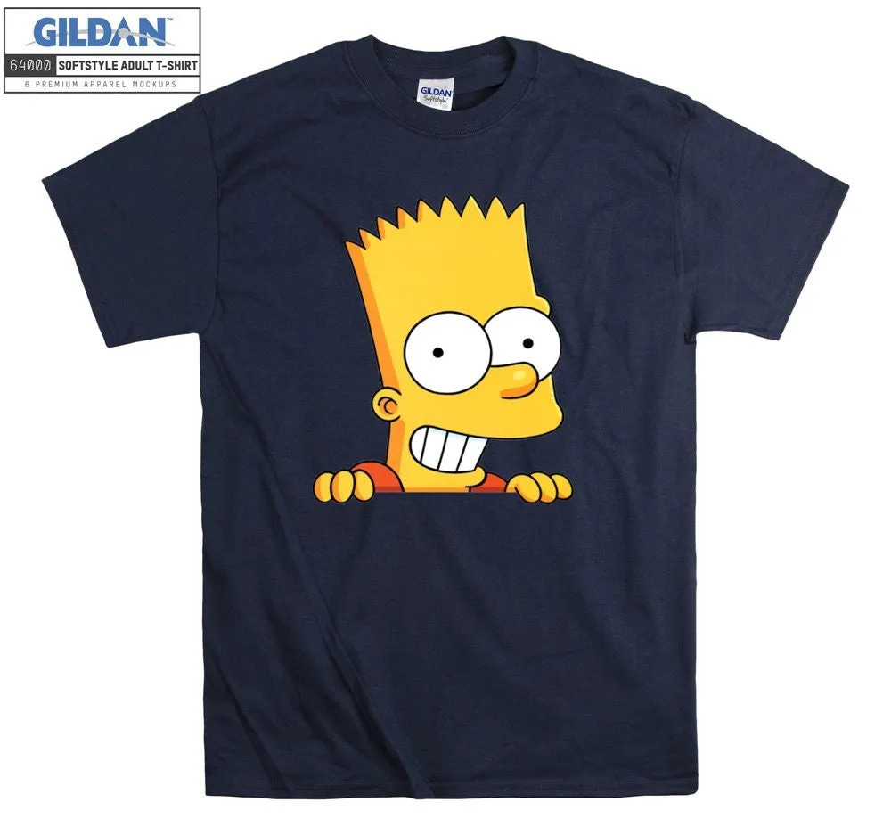 Inktee Store - The Simpsons Bart Simpson Hide T-Shirt Image