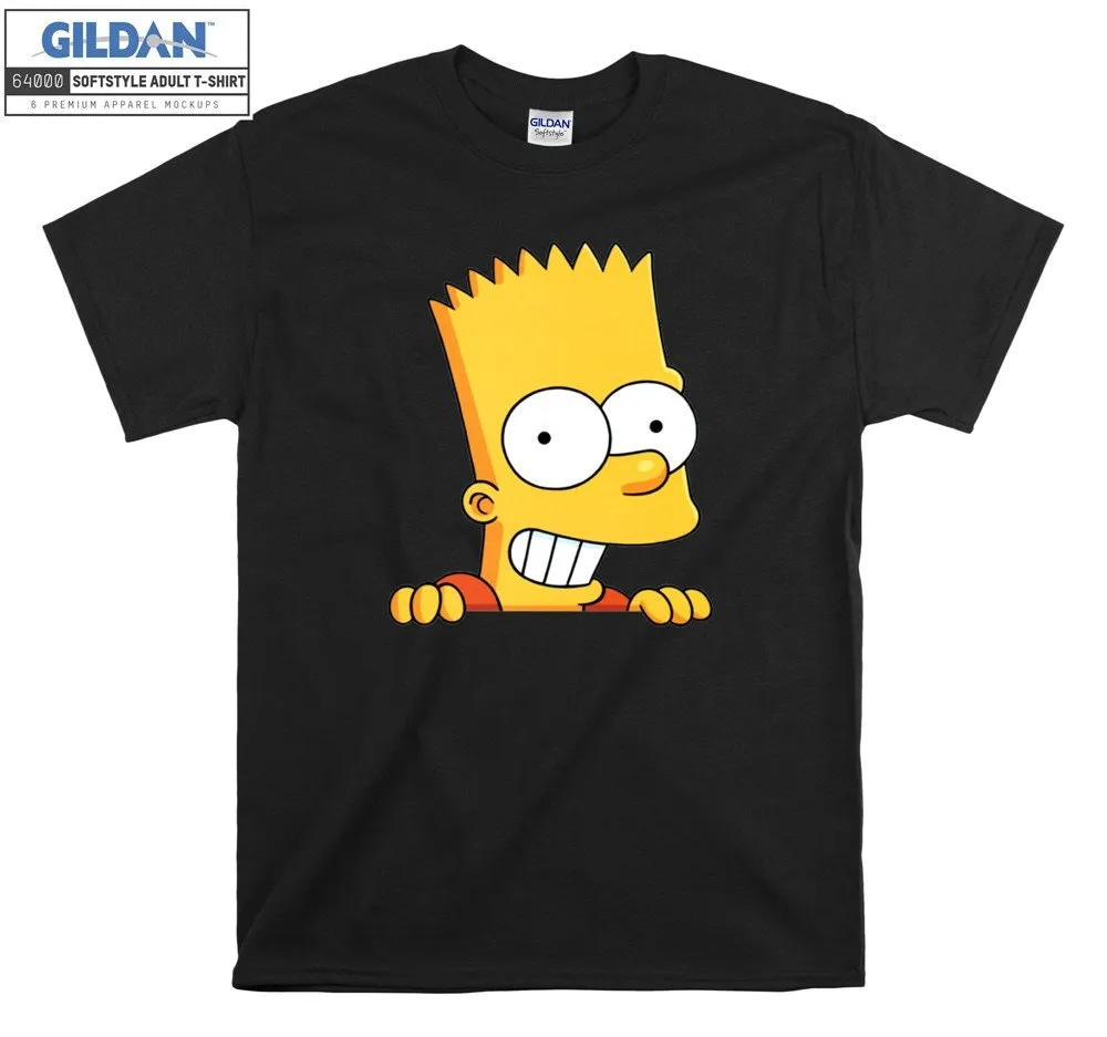 Inktee Store - The Simpsons Bart Simpson Hide T-Shirt Image