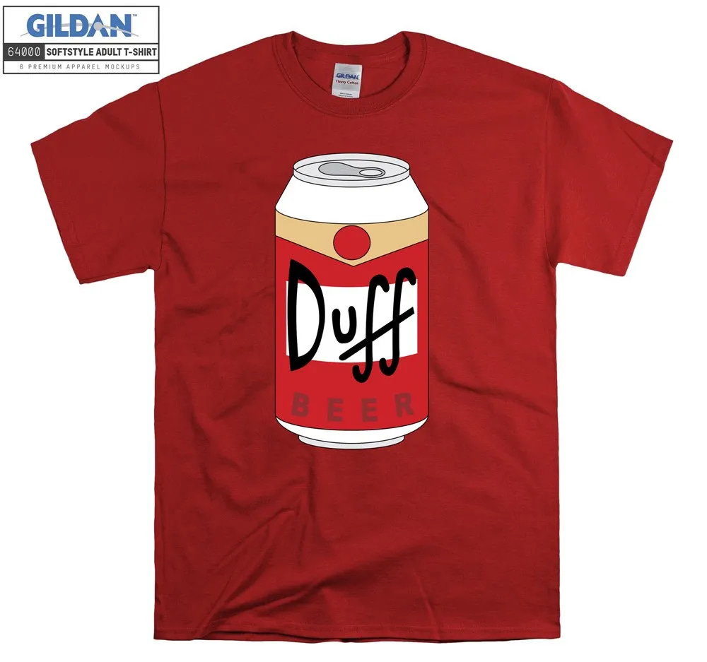 Inktee Store - The Simpsons Duff Beer T-Shirt Image