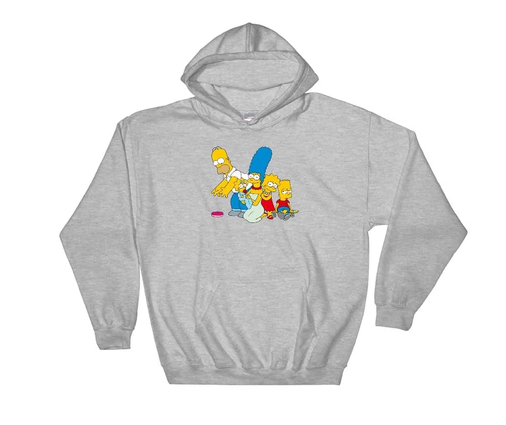 Inktee Store - The Simpsons Family Donut Cartoon Unisex T-Shirt Image