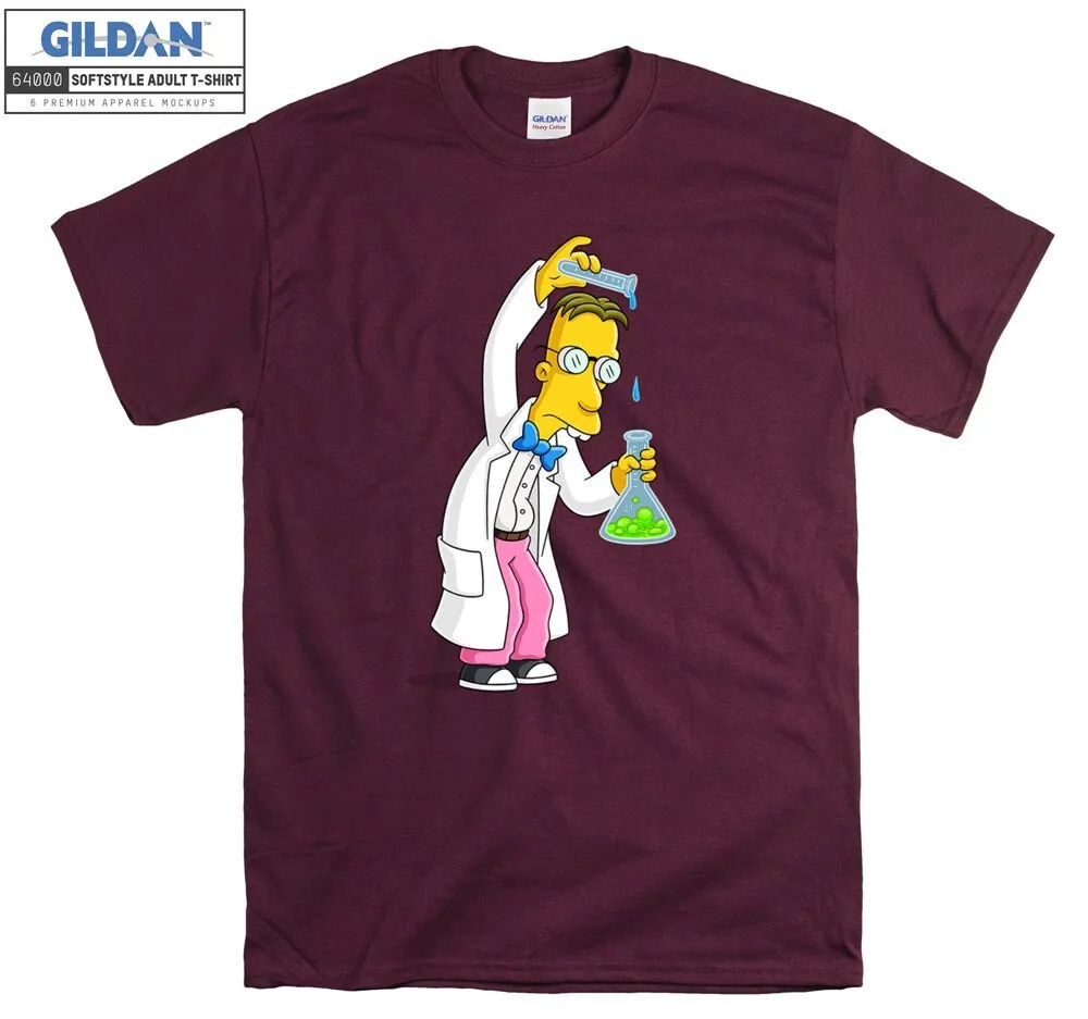 Inktee Store - The Simpsons Jonathan Frink T-Shirt Image