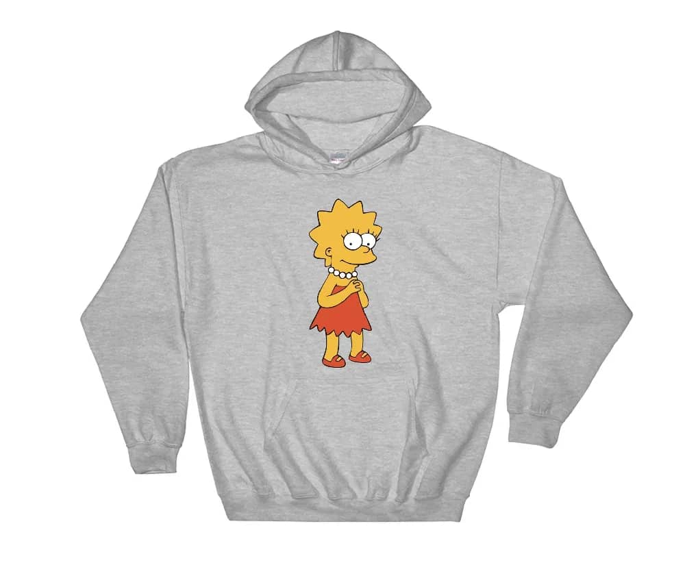 Inktee Store - The Simpsons Lisa Simpson Smiling Lady Unisex T-Shirt Image
