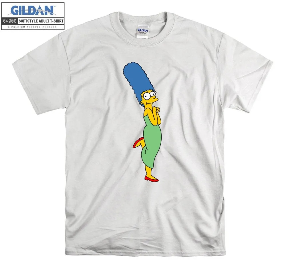 Inktee Store - The Simpsons Marge Simpson Funny Disney T-Shirt Image