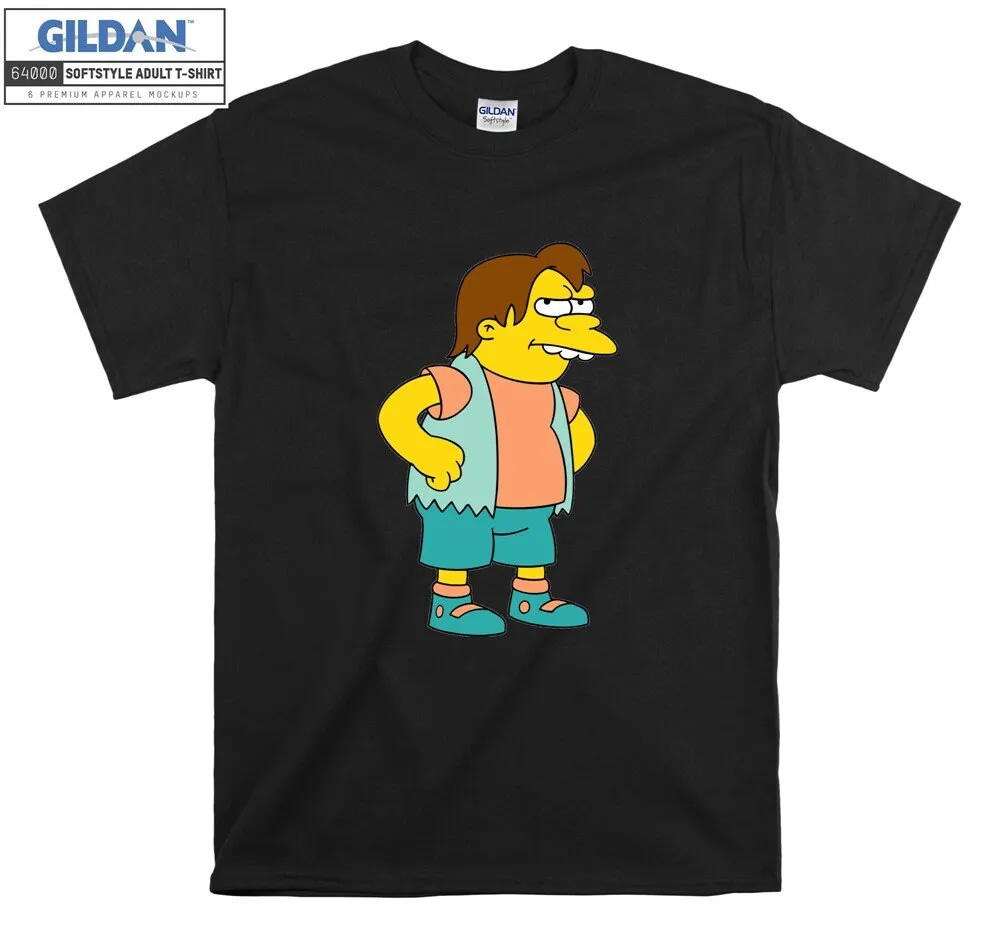Inktee Store - The Simpsons Nelson Muntz T-Shirt Image