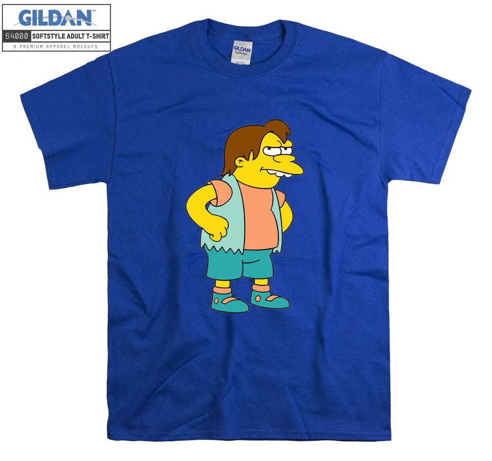Inktee Store - The Simpsons Nelson Muntz T-Shirt Image