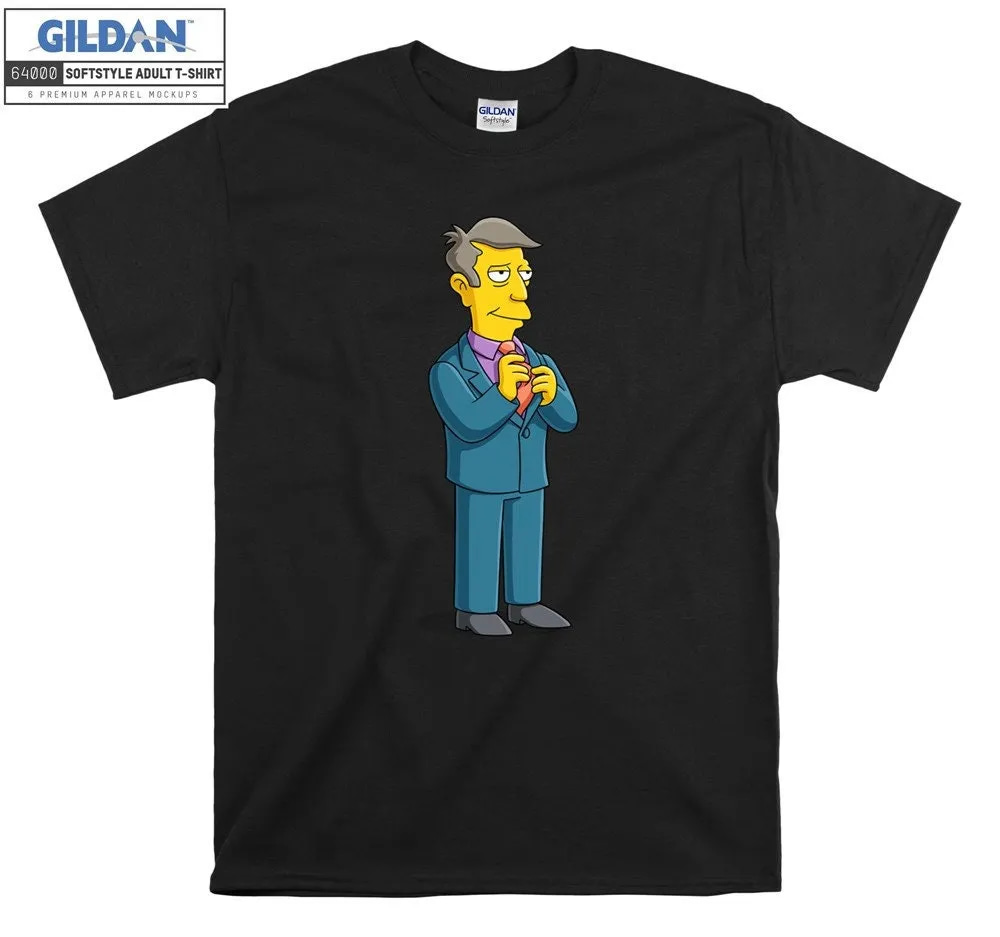 Inktee Store - The Simpsons Seymour Skinner T-Shirt Image