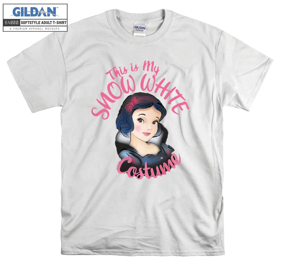 Inktee Store - This Is Snow White Costume Funny Cartoon T-Shirt Image