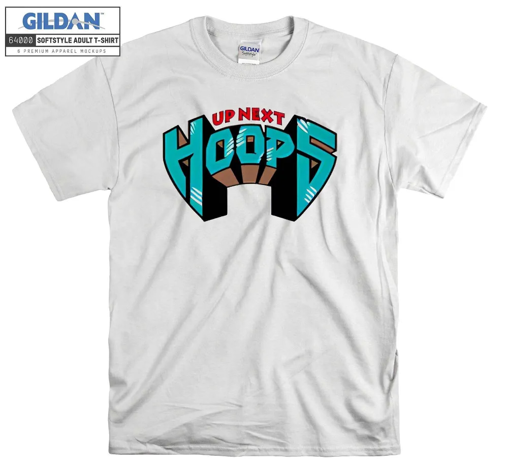 Inktee Store - Up Next Hoops Logo Funny T-Shirt Image