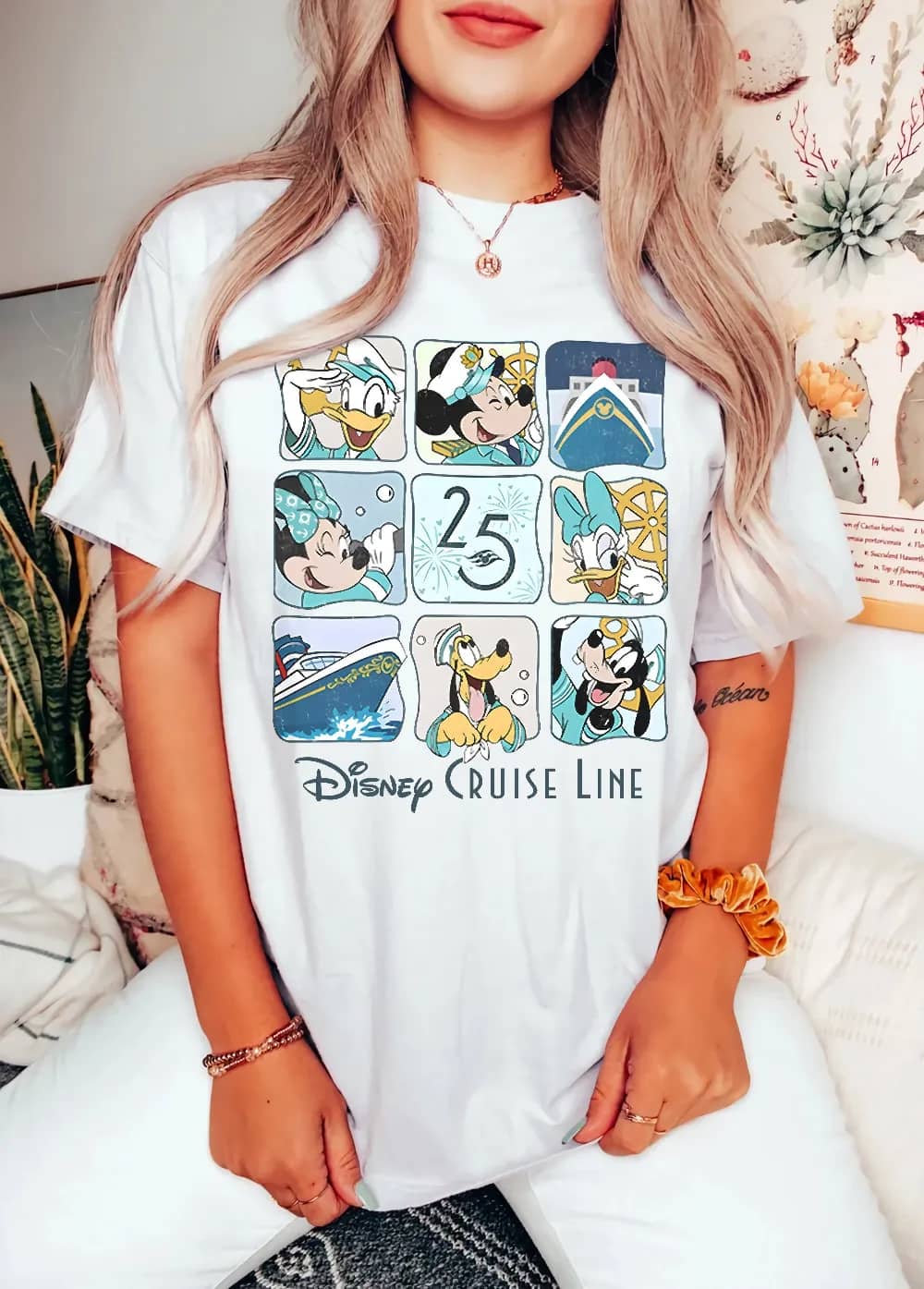 Inktee Store - Vintage Disney Cruise Line Comfort Colors Shirt - Mickey And Friends Shirt - Magic Kingdom Shirt - Disneyworld Shirts - Disney Family Shirts Image