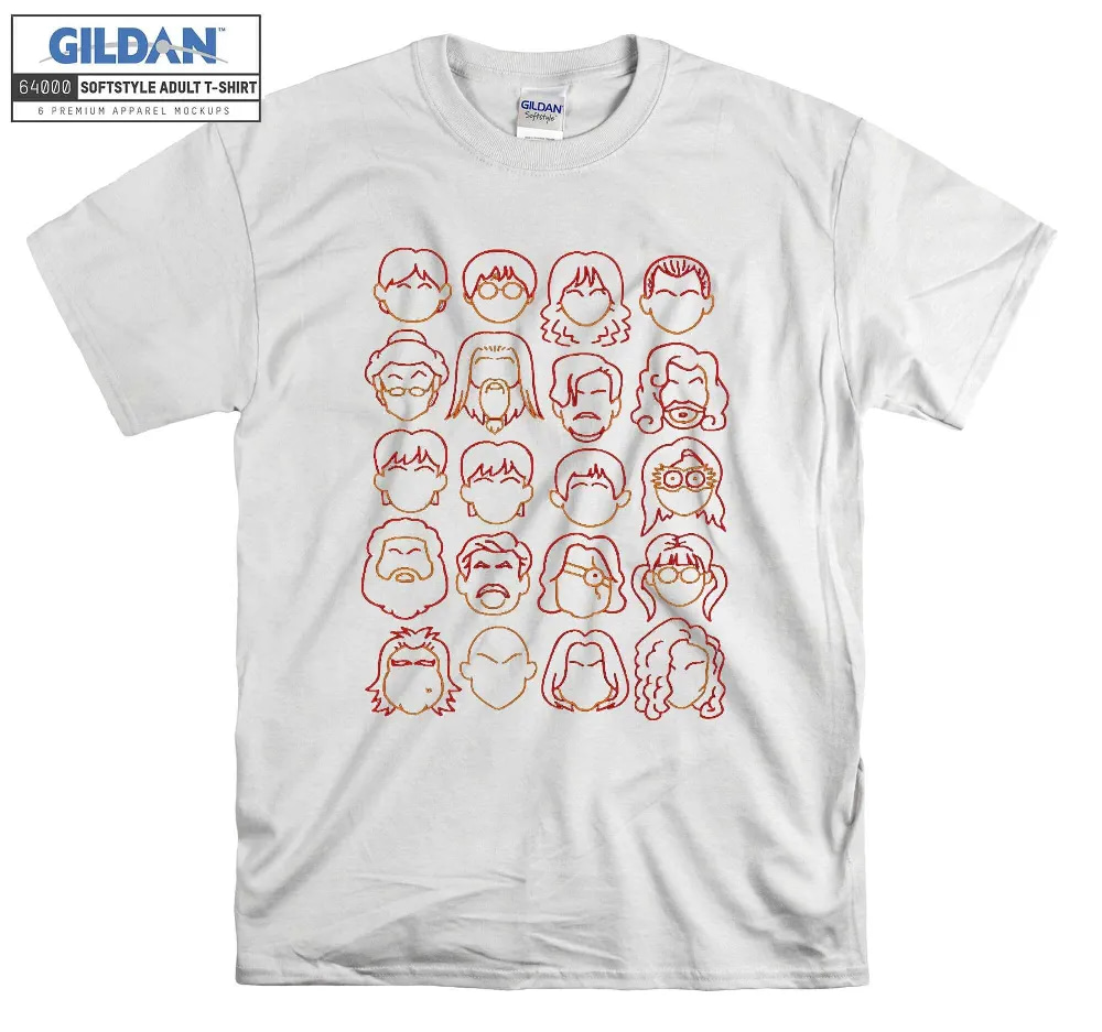 Inktee Store - Wizard Movie Character T-Shirt Image