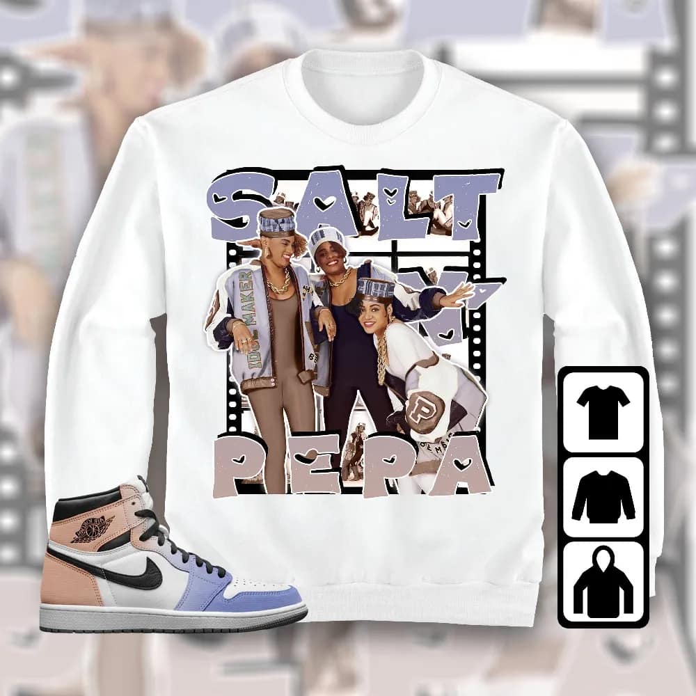 Inktee Store - Jordan 1 High Skyline Unisex T-Shirt - Salt Pepa - Sneaker Match Tees Image