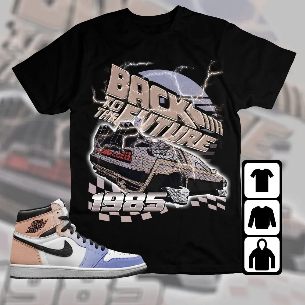 Inktee Store - Jordan 1 High Skyline Unisex T-Shirt - The Future Car - Sneaker Match Tees Image