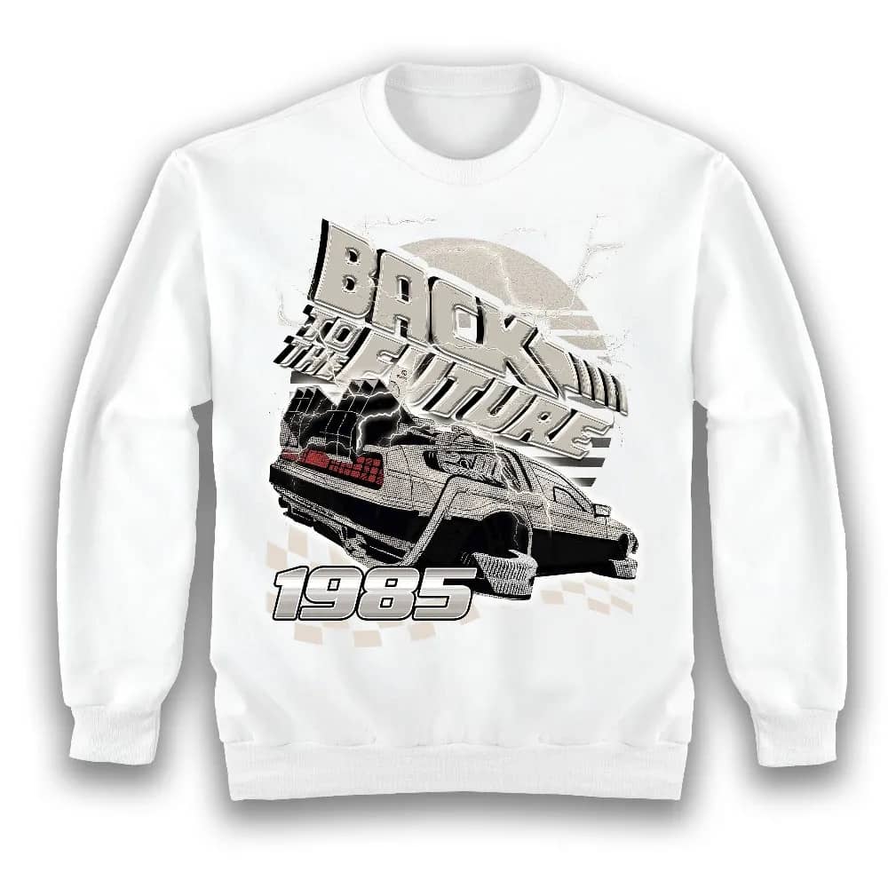 Inktee Store - Jordan 1 Low Og Ex Coconut Milk Unisex T-Shirt - The Future Car - Sneaker Match Tees Image