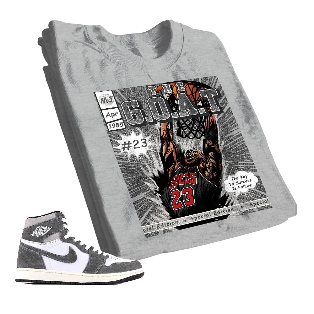 Inktee Store - Jordan 1 Washed Heritage Unisex Color T-Shirt - Mj Comics - Sneaker Match Tees Image