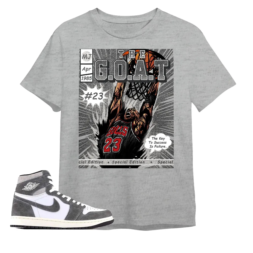 Inktee Store - Jordan 1 Washed Heritage Unisex Color T-Shirt - Mj Comics - Sneaker Match Tees Image
