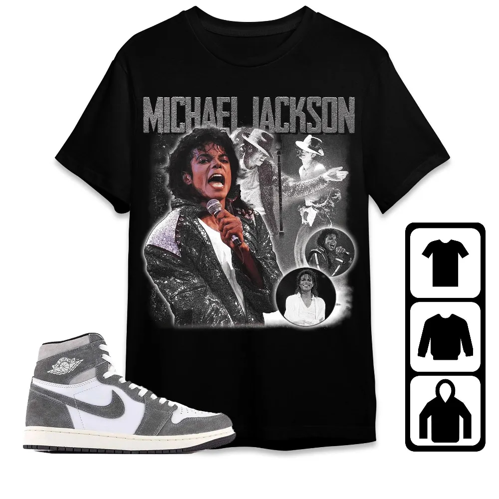 Inktee Store - Jordan 1 Washed Heritage Unisex T-Shirt - Mike Jackson - Sneaker Match Tees Image