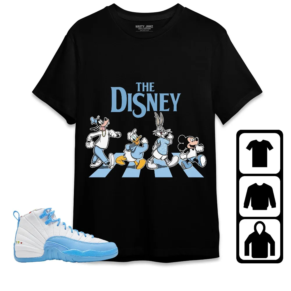 Inktee Store - Jordan 12 Retro Emoji Unisex T-Shirt - The Disney - Sneaker Match Tees Image