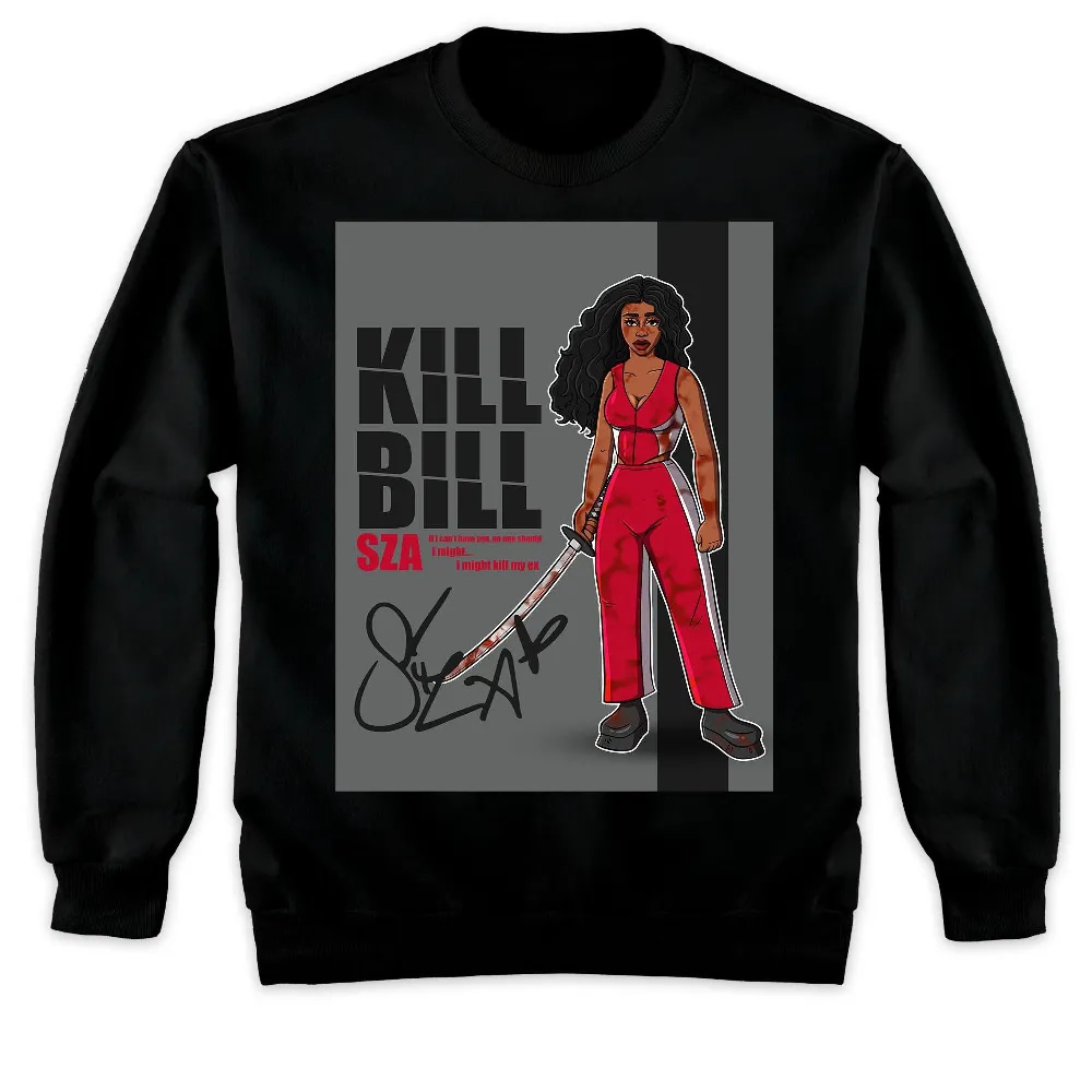 Inktee Store - Jordan 13 Black Flint Unisex T-Shirt - Sza Kill Bill - Sneaker Match Tees Image