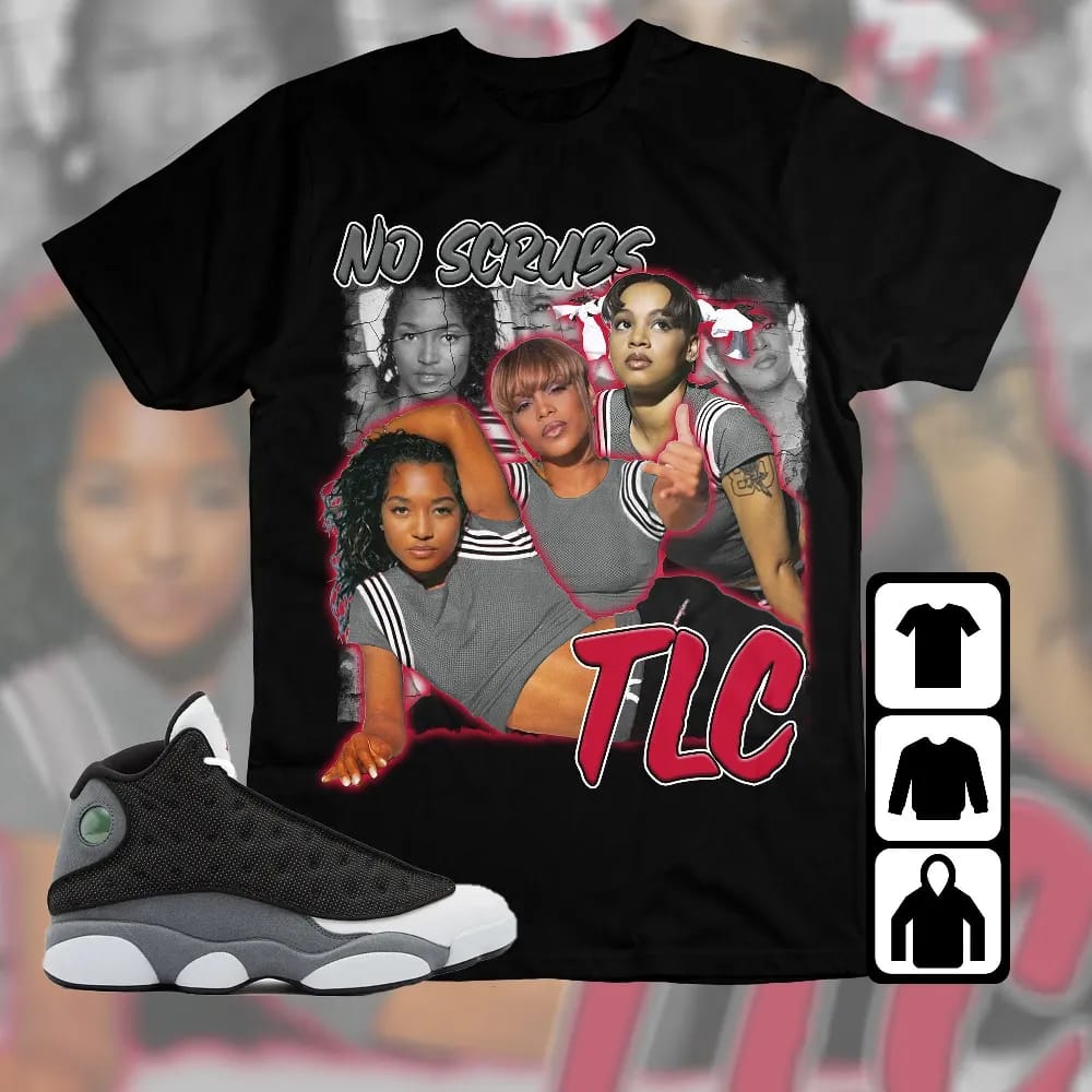 Inktee Store - Jordan 13 Black Flint Unisex T-Shirt - Tlc - Sneaker Match Tees Image