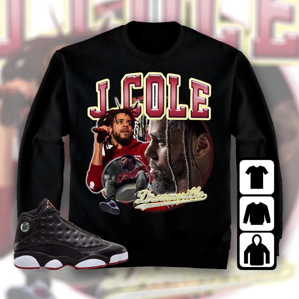 Inktee Store - Jordan 13 Playoffs Unisex T-Shirt - Cole Rapper - Sneaker Match Tees Image