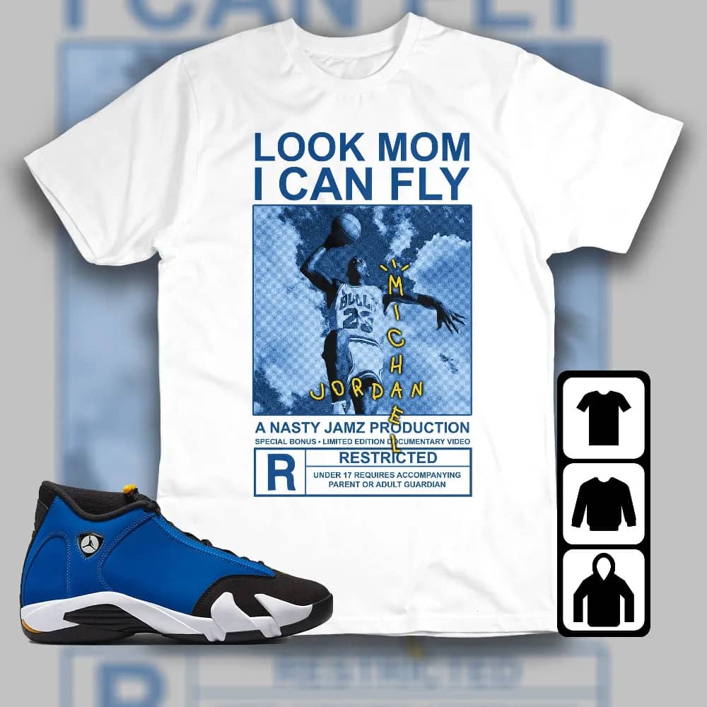 Inktee Store - Jordan 14 Laney Unisex T-Shirt - Mj Can Fly - Sneaker Match Tees Image