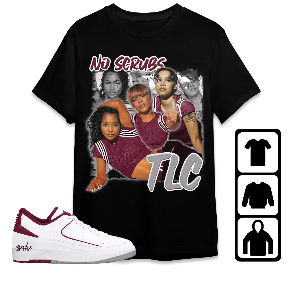 Inktee Store - Jordan 2 Low Cherrywood Unisex T-Shirt - Tlc - Sneaker Match Tees Image
