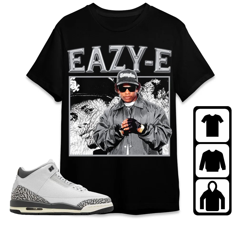 Inktee Store - Jordan 3 Hide N Sneak Unisex T-Shirt - Eazy E - Sneaker Match Tees Image